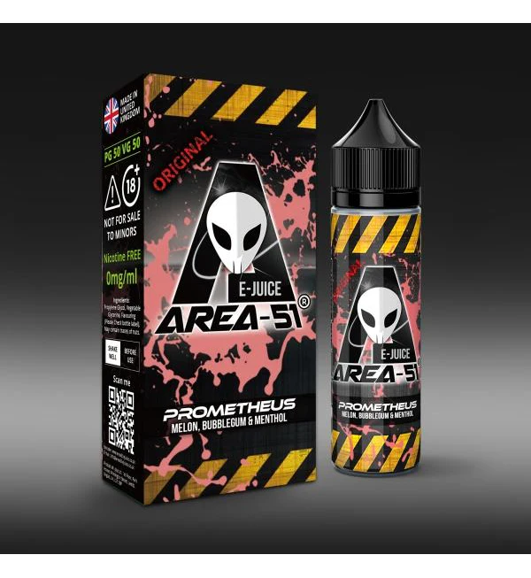 AREA 51 E-LIQUID ALL FAVOURS AVAILABLE 100ML - Image 10