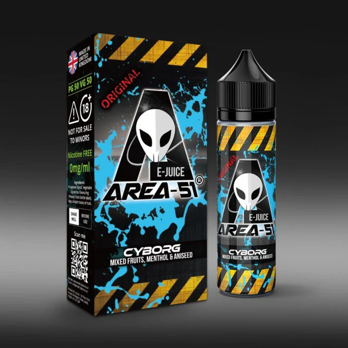AREA 51 E-LIQUID ALL FAVOURS AVAILABLE 100ML - Image 14