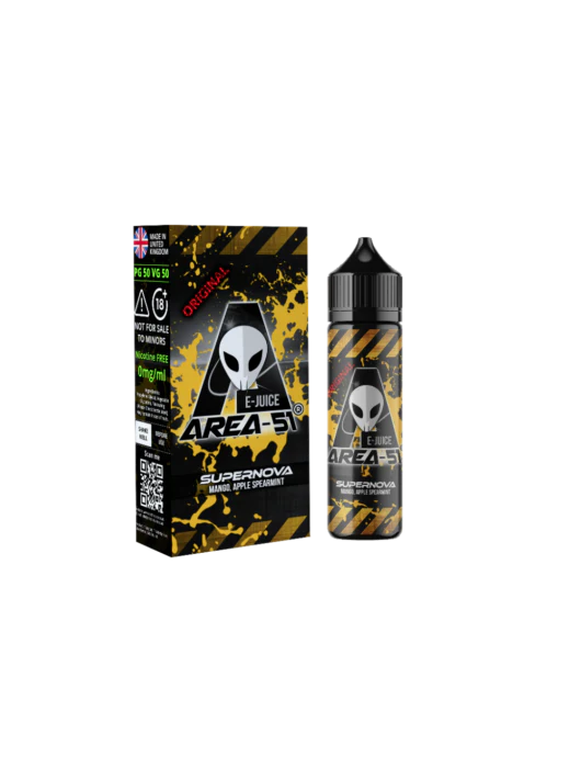 AREA 51 E-LIQUID ALL FAVOURS AVAILABLE 100ML - Image 3