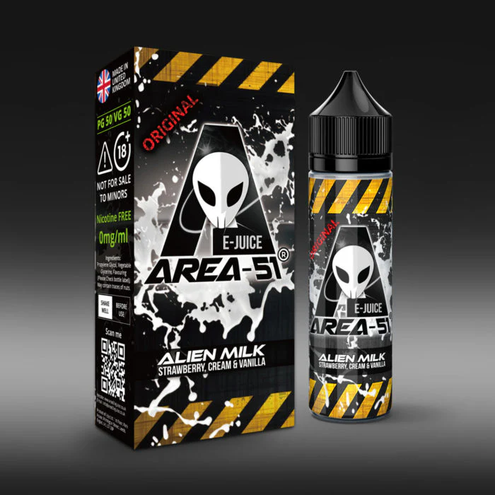 AREA 51 E-LIQUID ALL FAVOURS AVAILABLE 100ML - Image 7