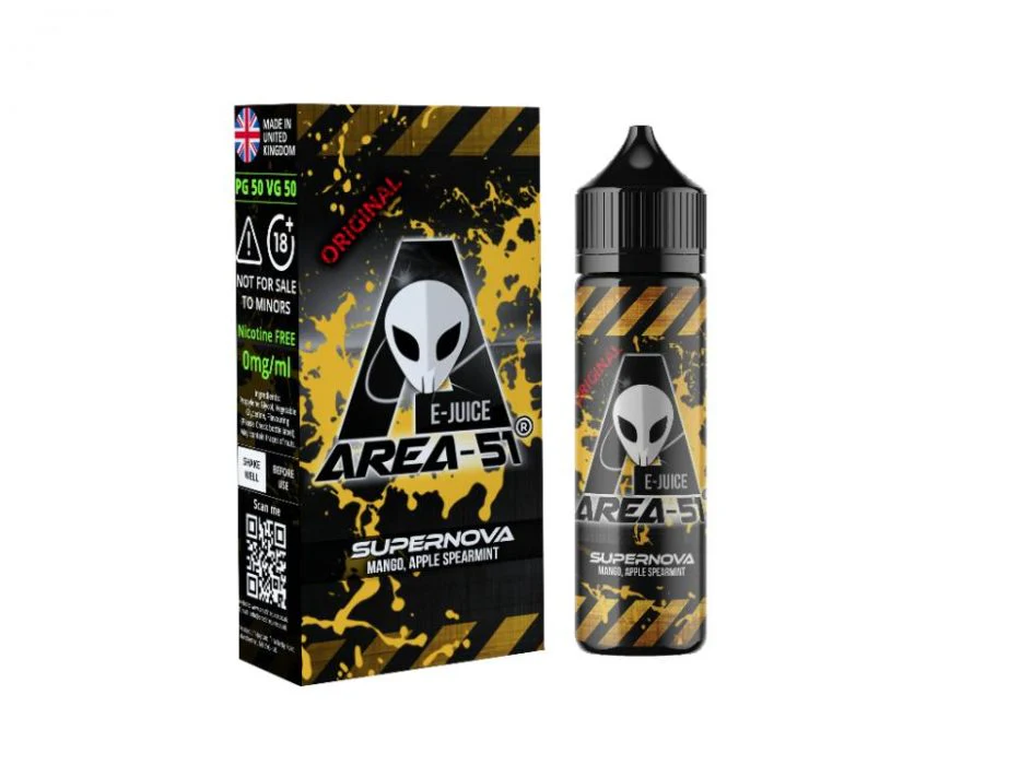 AREA 51 E-LIQUID ALL FAVOURS AVAILABLE 100ML - Image 9