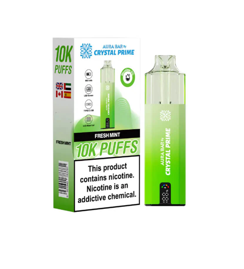 Aura Bar Crystal Prime 10k Puffs (Buy now!) - Image 11