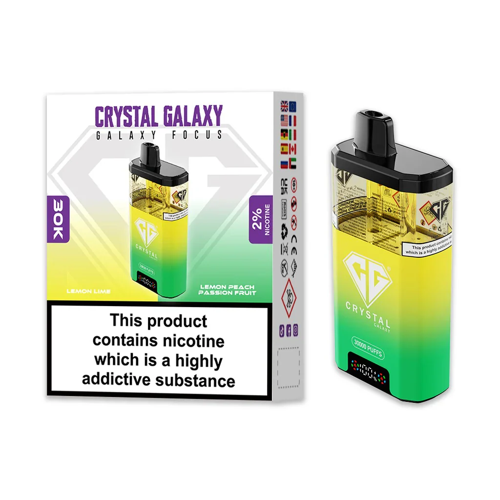 Crystal Galaxy Focus 30000 Puffs Prefilled Vape - Image 12