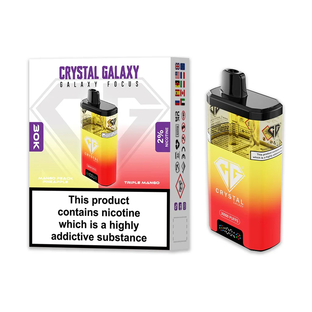 Crystal Galaxy Focus 30000 Puffs Prefilled Vape - Image 4