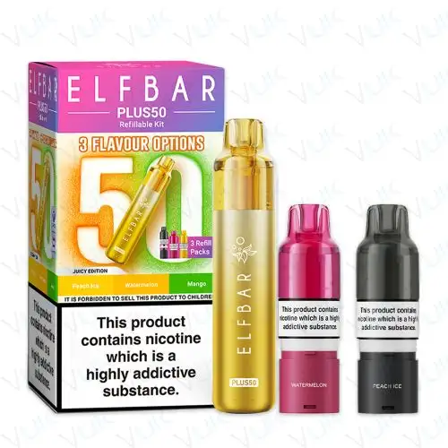 Elf Bar Plus 50 Prefilled Pod Kit (Buy at £11.99) - Image 5