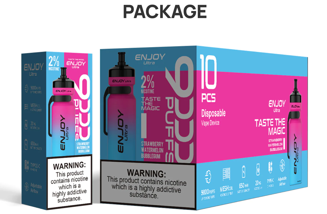 Enjoy Ultra 9000 Puffs Prefilled Vape -Fast Delivery - Image 5