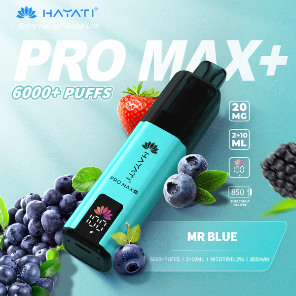 Hayati Pro Max Plus 6000 - Buy this Prefilled Vape Just at £7.35! - Image 24