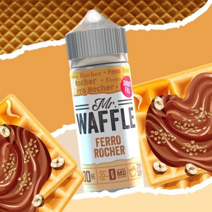 Mr Waffle 100ml E-Liquid Shortfill Bottle 70/30 VG/PG £8.90 - Image 3