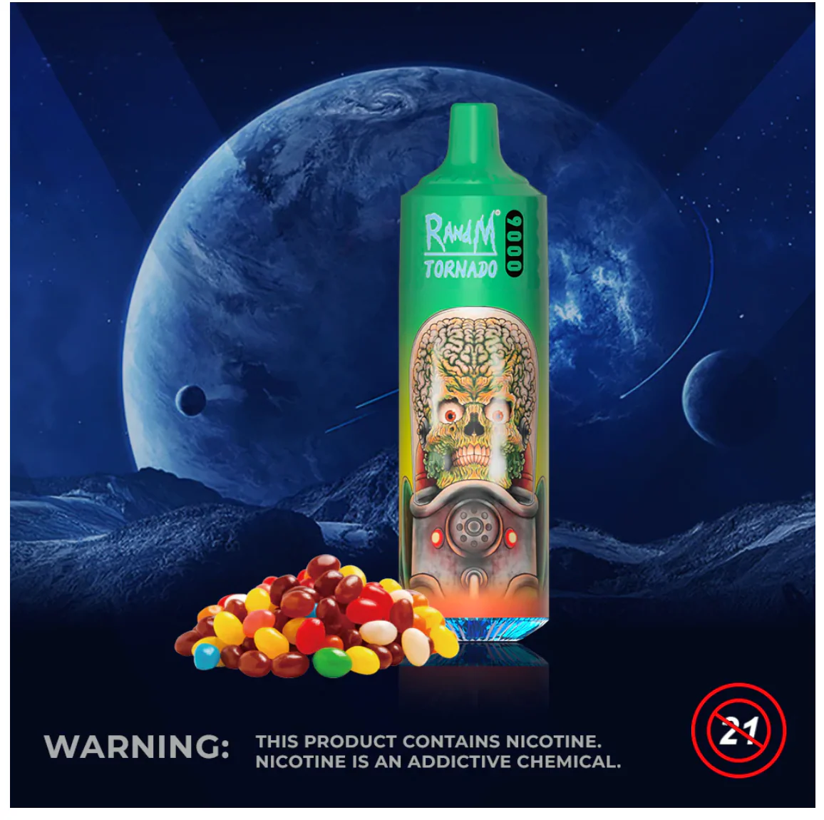 RandM Tornado 9000 Pre filled Vape: at Just £8.48 - Image 12