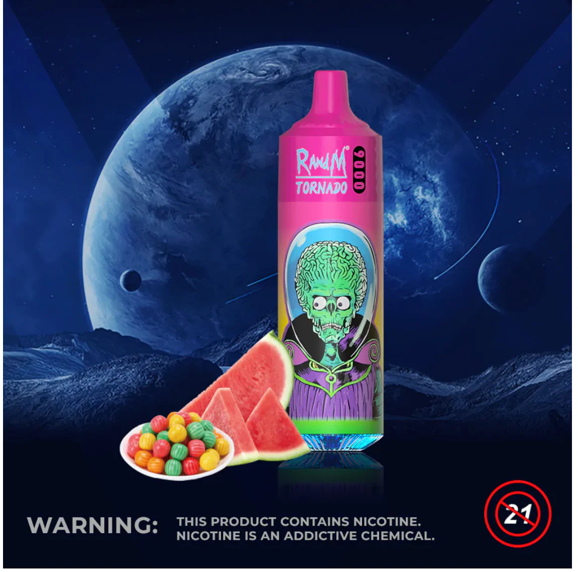 RandM Tornado 9000 Pre filled Vape: at Just £8.48 - Image 16