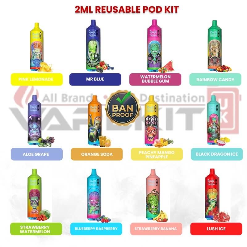 RandM Tornado 9000 Pre filled Vape: at Just £8.48 - Image 19