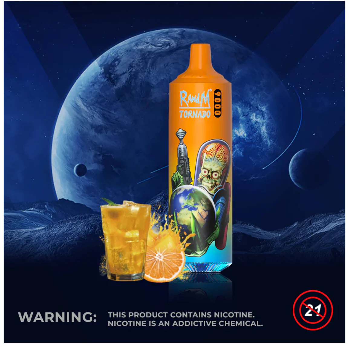 RandM Tornado 9000 Pre filled Vape: at Just £8.48 - Image 8