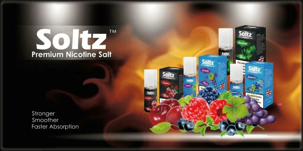 SOLTZ PREMIUM NICOTINE SALT 10 BOTTLES 10ML 50PG-50VG 10/20MG £17.99 - Image 3