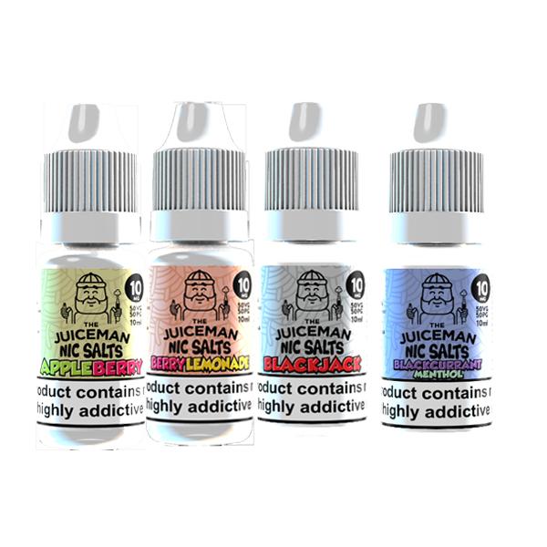 THE JUICEMAN Nic Salts 10ml TPD Premium Quality E Liquid Juice Vape - Image 13