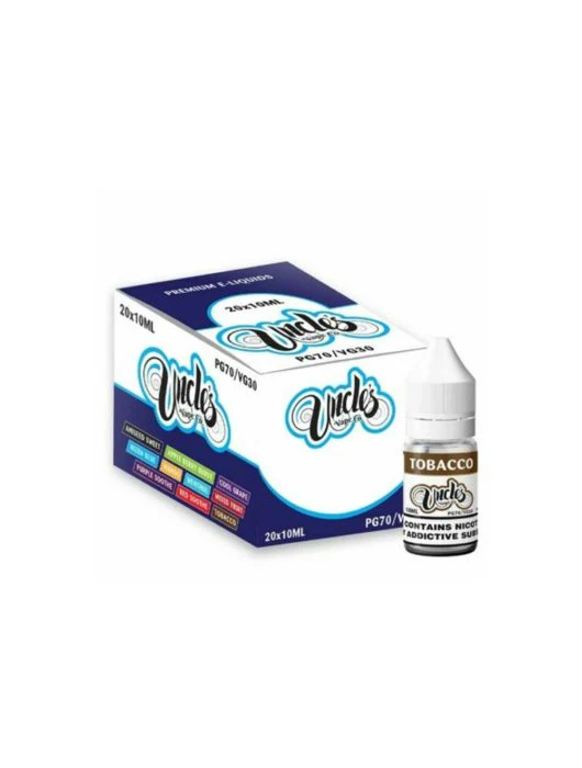 UNCLES VAPE E Liquid ELiquid Juice 70PG 3mg 6mg 12mg 18mg 10ml - Image 3