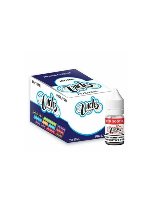 UNCLES VAPE E Liquid ELiquid Juice 70PG 3mg 6mg 12mg 18mg 10ml - Image 4