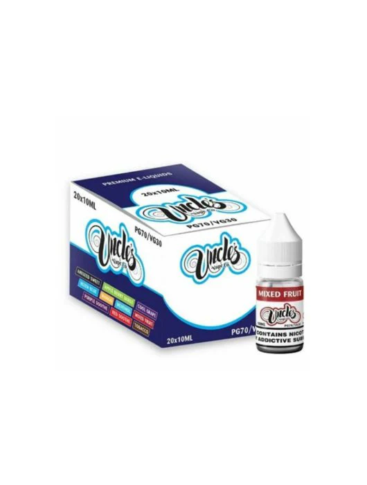 UNCLES VAPE E Liquid ELiquid Juice 70PG 3mg 6mg 12mg 18mg 10ml - Image 5