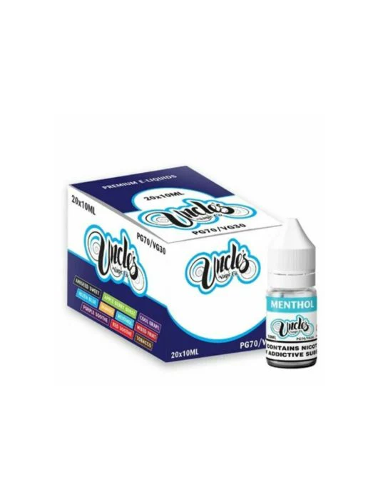 UNCLES VAPE E Liquid ELiquid Juice 70PG 3mg 6mg 12mg 18mg 10ml - Image 6
