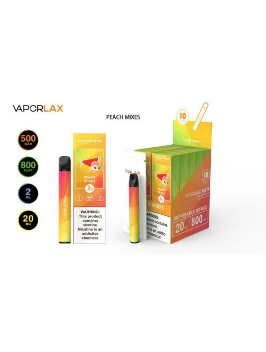 VAPORLAX MATE Prefilled Vape Pod  800 Puffs - Image 14