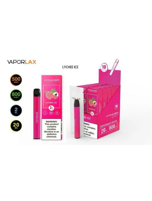 VAPORLAX MATE Prefilled Vape Pod  800 Puffs - Image 17