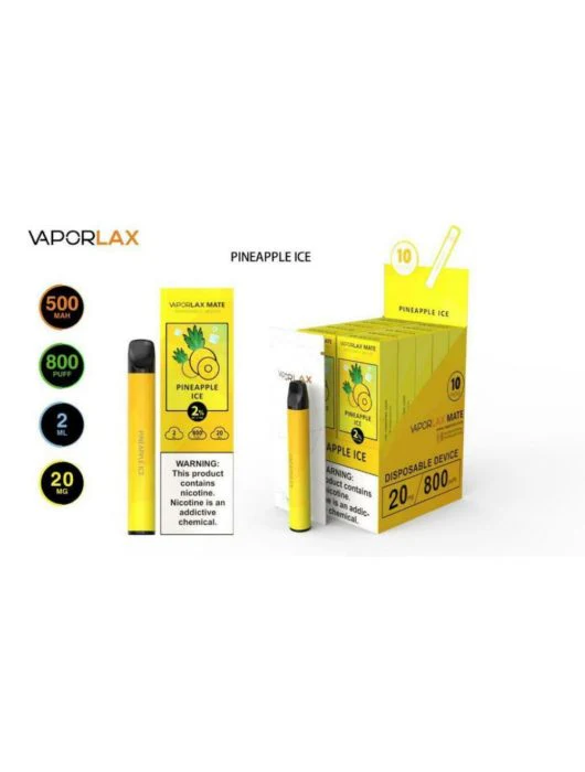 VAPORLAX MATE Prefilled Vape Pod  800 Puffs - Image 19