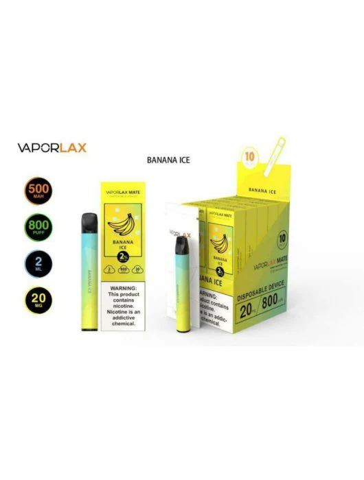VAPORLAX MATE Prefilled Vape Pod  800 Puffs - Image 20