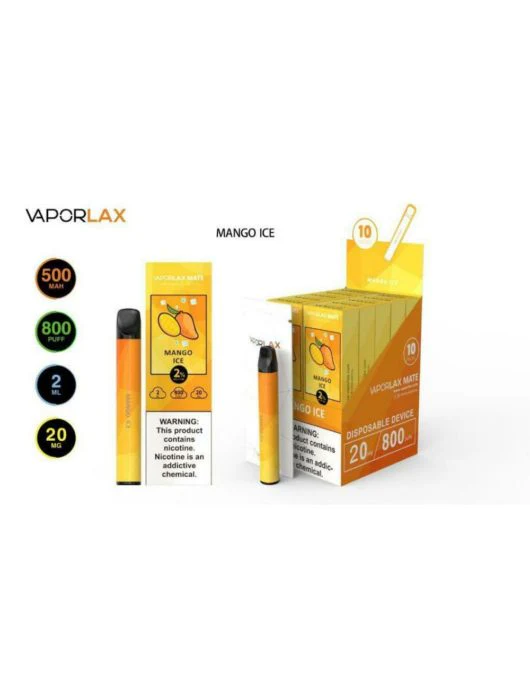 VAPORLAX MATE Prefilled Vape Pod  800 Puffs - Image 25