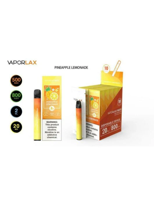 VAPORLAX MATE Prefilled Vape Pod  800 Puffs - Image 3