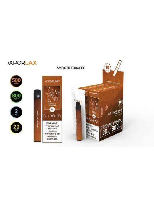 VAPORLAX MATE Prefilled Vape Pod  800 Puffs - Image 5