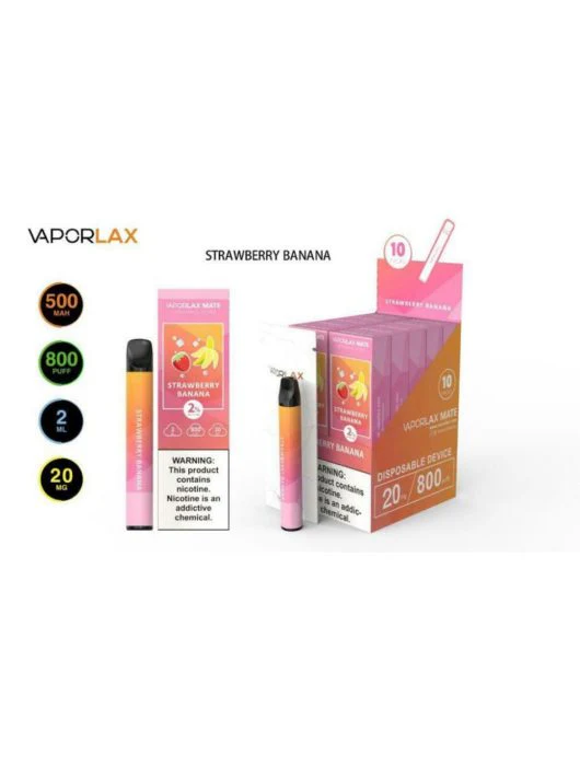 VAPORLAX MATE Prefilled Vape Pod  800 Puffs - Image 7