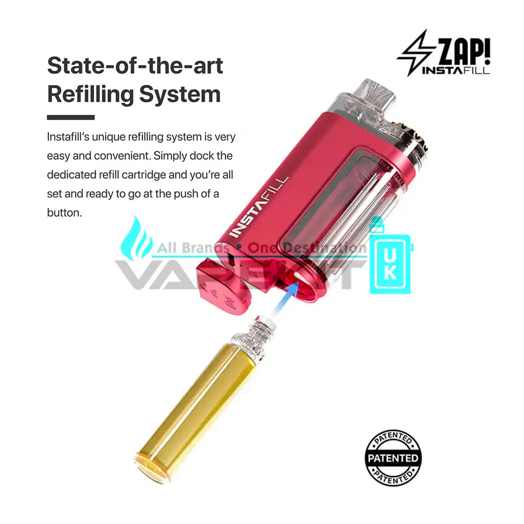 ZAP! INSTAFILL 3500 Puffs Blue Raspberry Cherry Vape-Just for £12.95 - Image 3