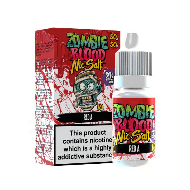 Zombie Blood Nicotine Salt E Liquid 5 x 10ml – Fruity Nic Salt Vape Juice - Image 9